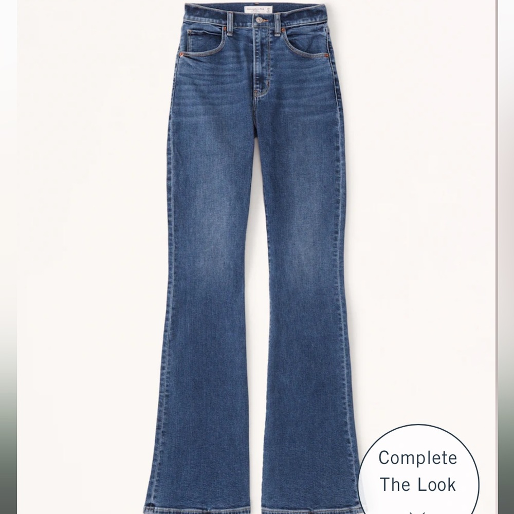 Abercrombie Ultra High Rise Flare Jeans